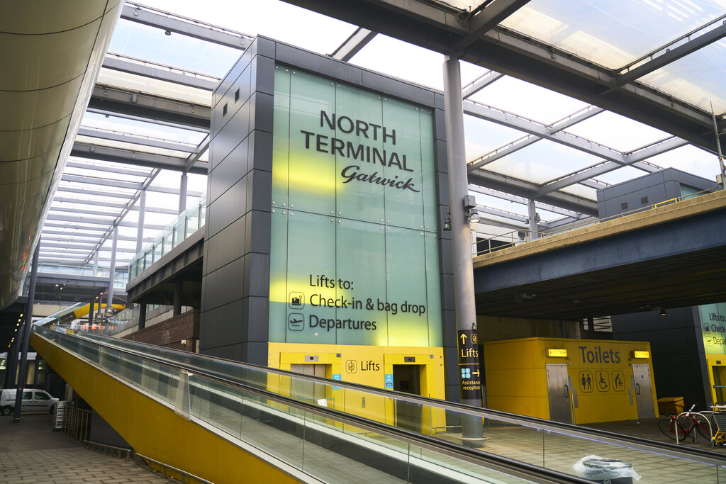 Gatwick Airport North Terminal lower forecourt